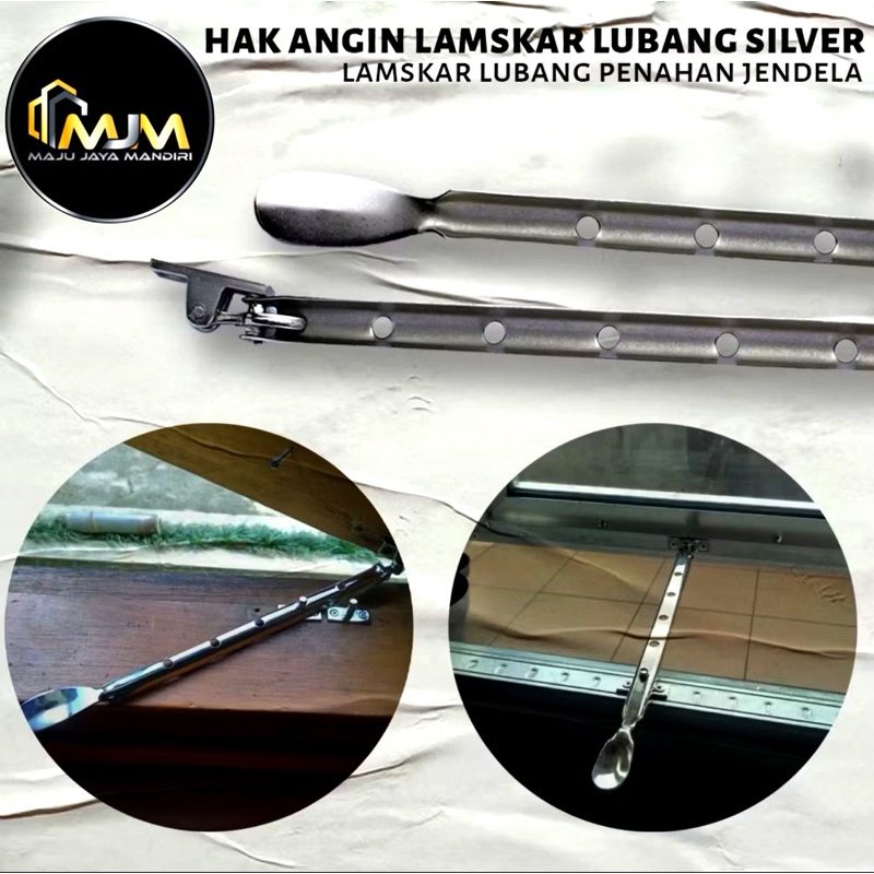 Jual Lamskar Jendela Lubang Silver Ramskar Penahan Jendela Window Hook ...