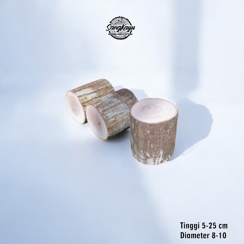 Jual SangKayu Wood Log Tinggi 5-25 cm Diameter 8-10 cm | Shopee Indonesia