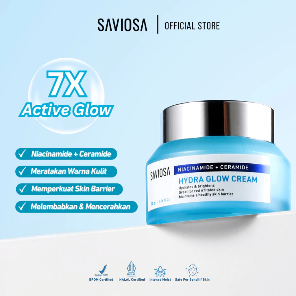 SAVIOSA Hydra Glow Cream Niacinamide + Ceramide