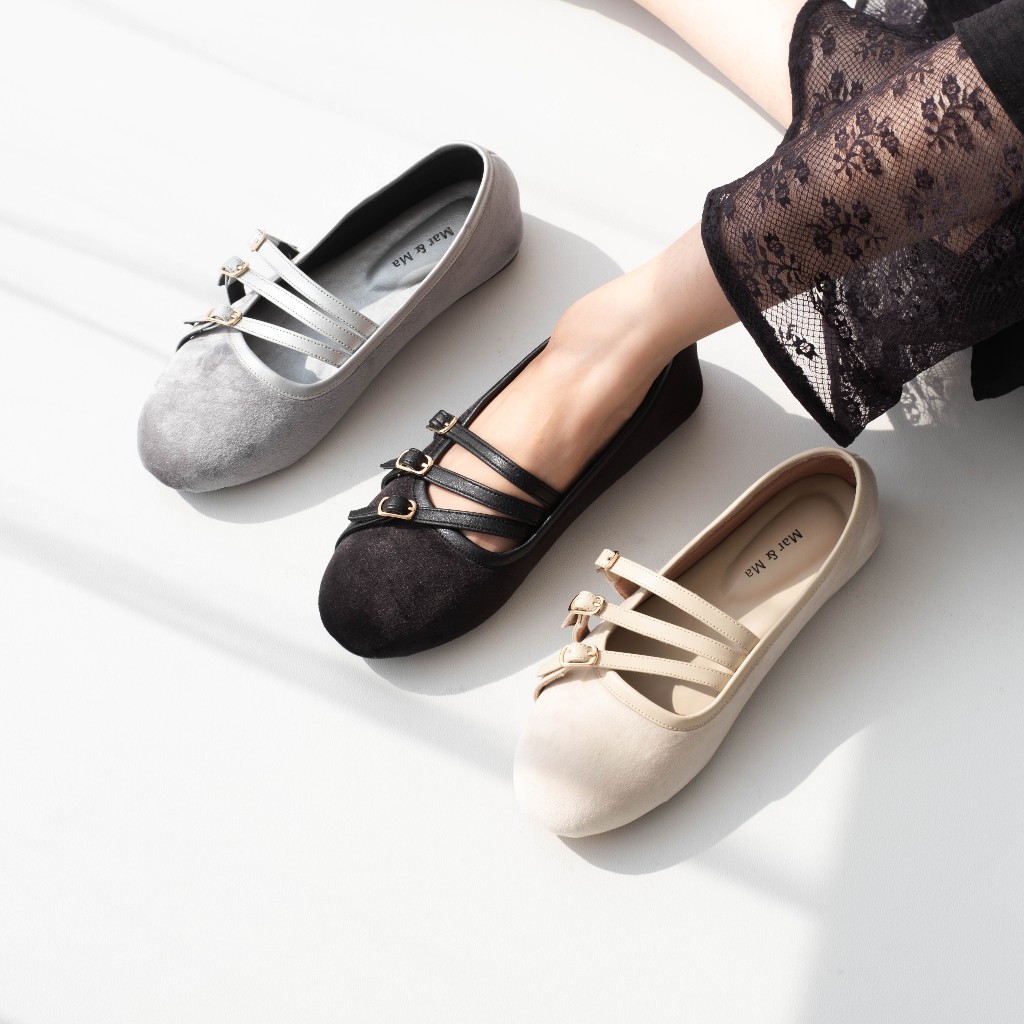 Jual Mar & Ma - VELVET BLISS Alora Basic Flat Shoes | Shopee Indonesia