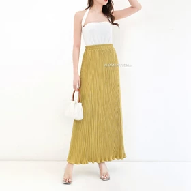 Rok Plisket Mayung Lidi Wavy Rok Plisket Mayung Lidi Rok Mayung Wavy Pleated Skirt