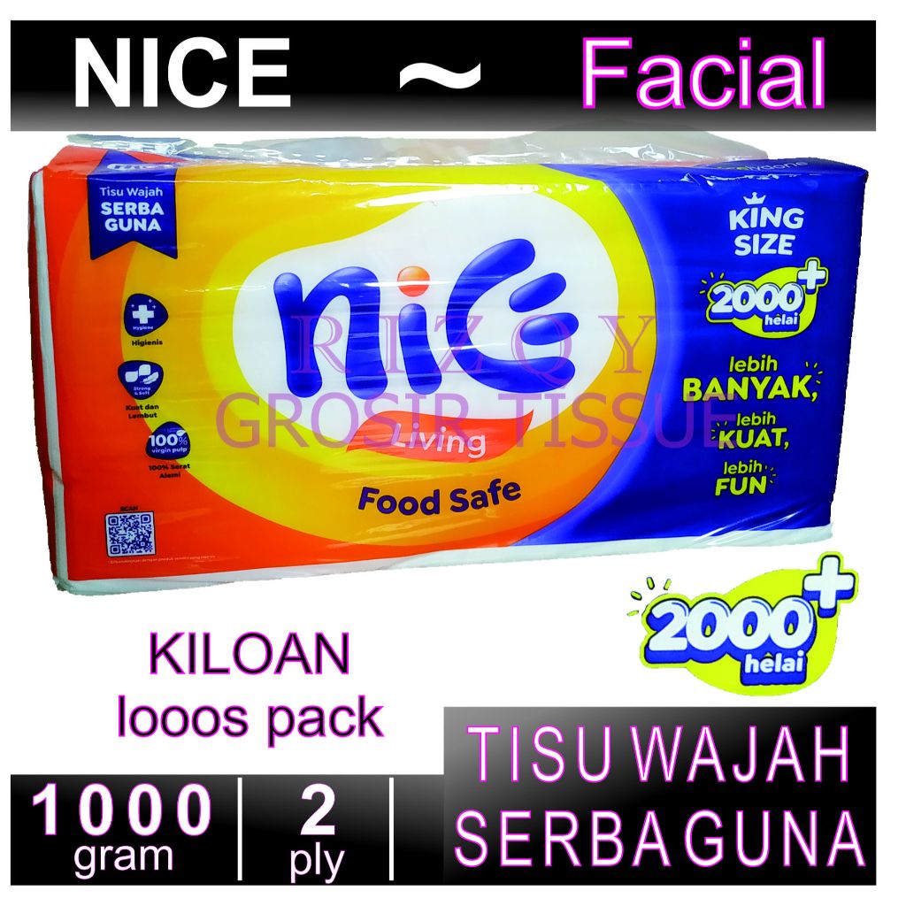 Jual Tisu Facial Kiloan Loos (Multi-Montiss-Nice-Jolly) | Shopee Indonesia