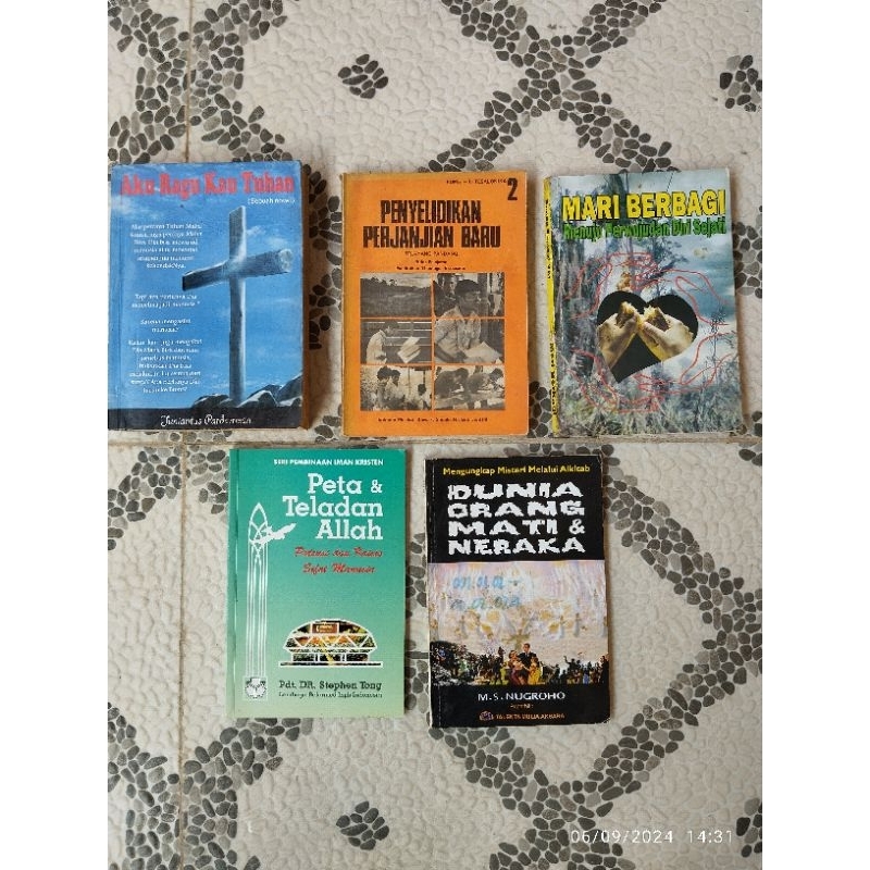Jual Buku Rohani Kristen, AKU RAGU KAU TUHAN, PENYELIDIKAN PERJANJIAN ...