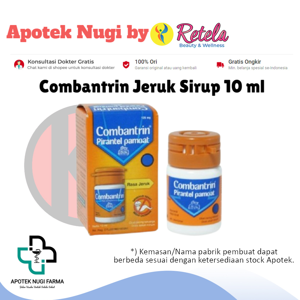 Jual Combantrin Jeruk Sirup 10 ml | Shopee Indonesia
