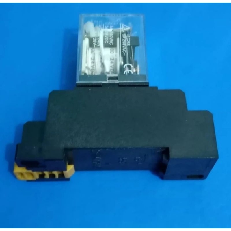 Jual Rilay Relay Riley MY2N ZN Plus socket soket 8pin 24V DC SET ...