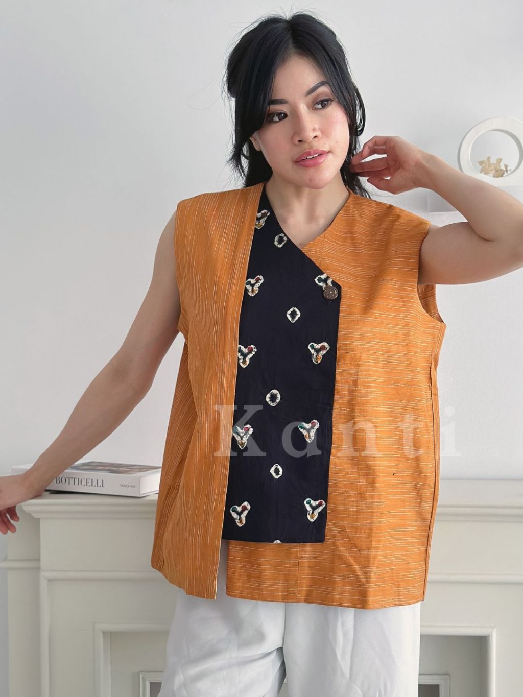 Jual Kanti - KAIMA JUMPUTAN VEST - outer batik, rompi batik, atasan ...