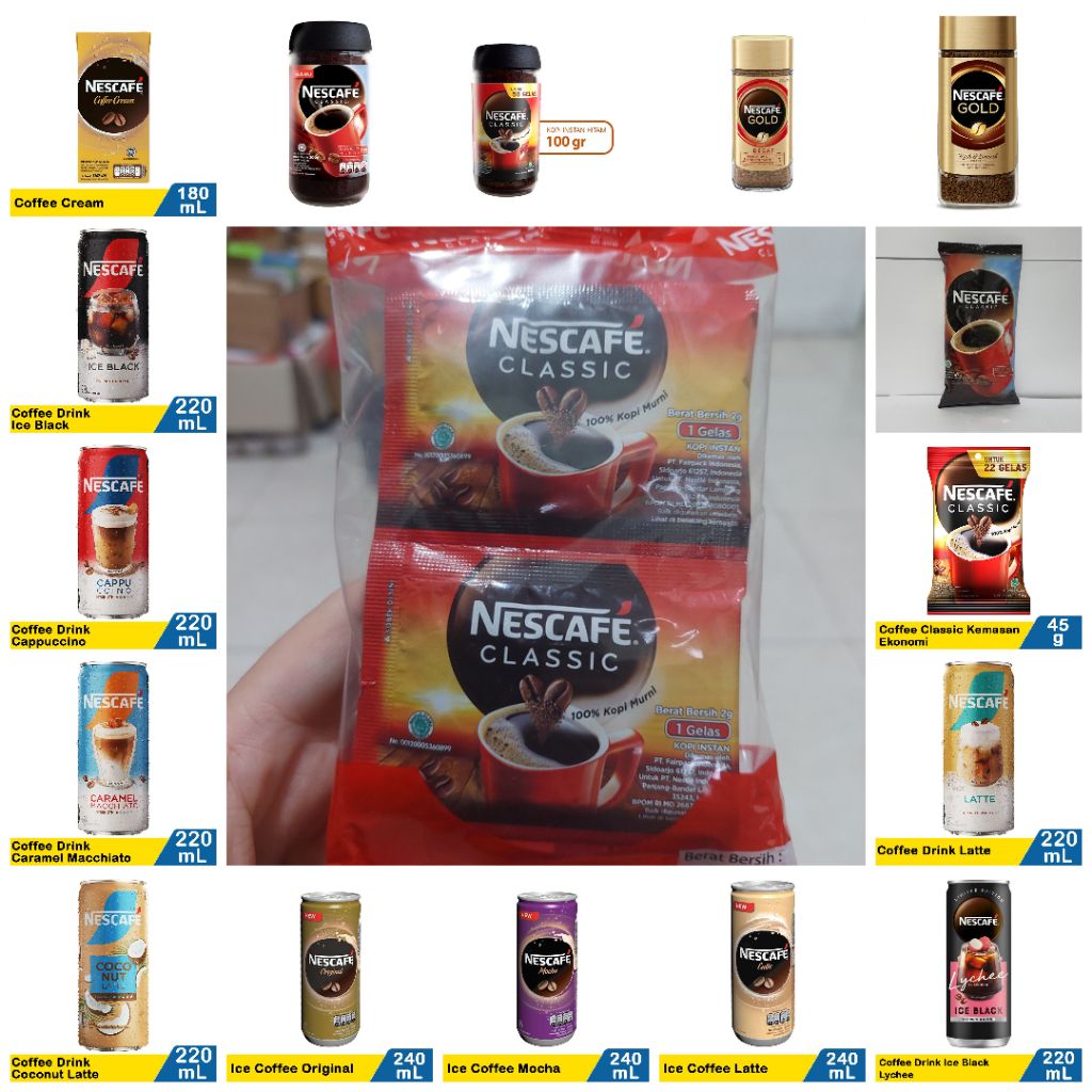 Jual [oddsolshop] pekanbaru/Nescafe Classic 60 PCS 2GR Bubuk Kopi
