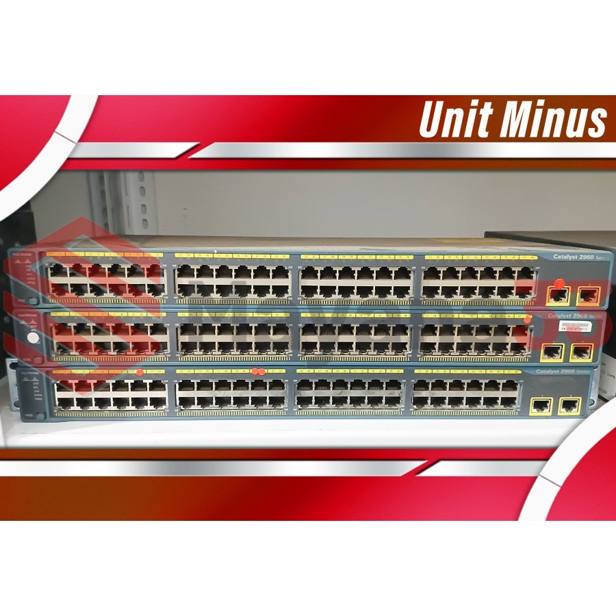 Jual Switch Cisco Catalyst 2960 Series 48 Port - Minus ada Port yang ...