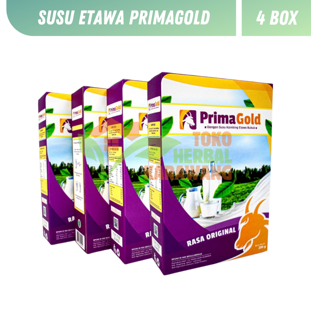 Jual 4 BOX PRIMAGOLD Susu Kambing Etawa Rasa Original Asli 100% ...