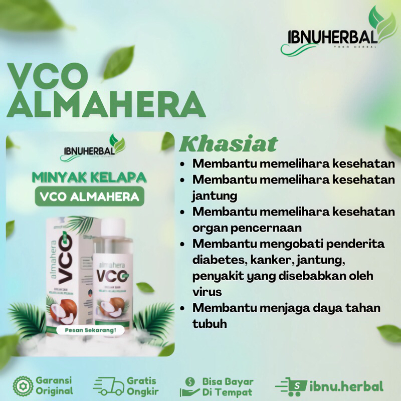 Jual ALMAHERA - VCO Coconut Oil Premium 150ml Minyak Kelapa Ijo ...