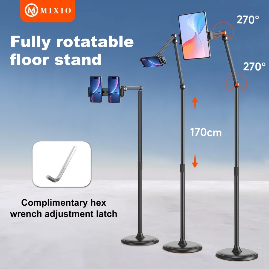 MIXIO - S99 Lazypod Lantai 1.35M Stand Ranjang Pho
