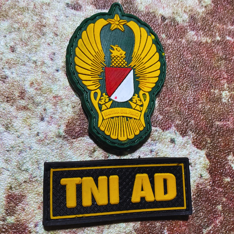 Jual Patch Rubber EKA PAKSI TNI Karet tempel TNI-AD Kotak Rekatan Karet ...