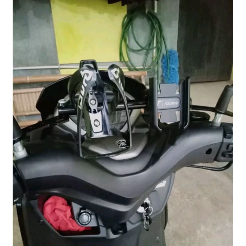Jual Holder HP paket lengkap + holder botol + stabilizer motor Nmax ...