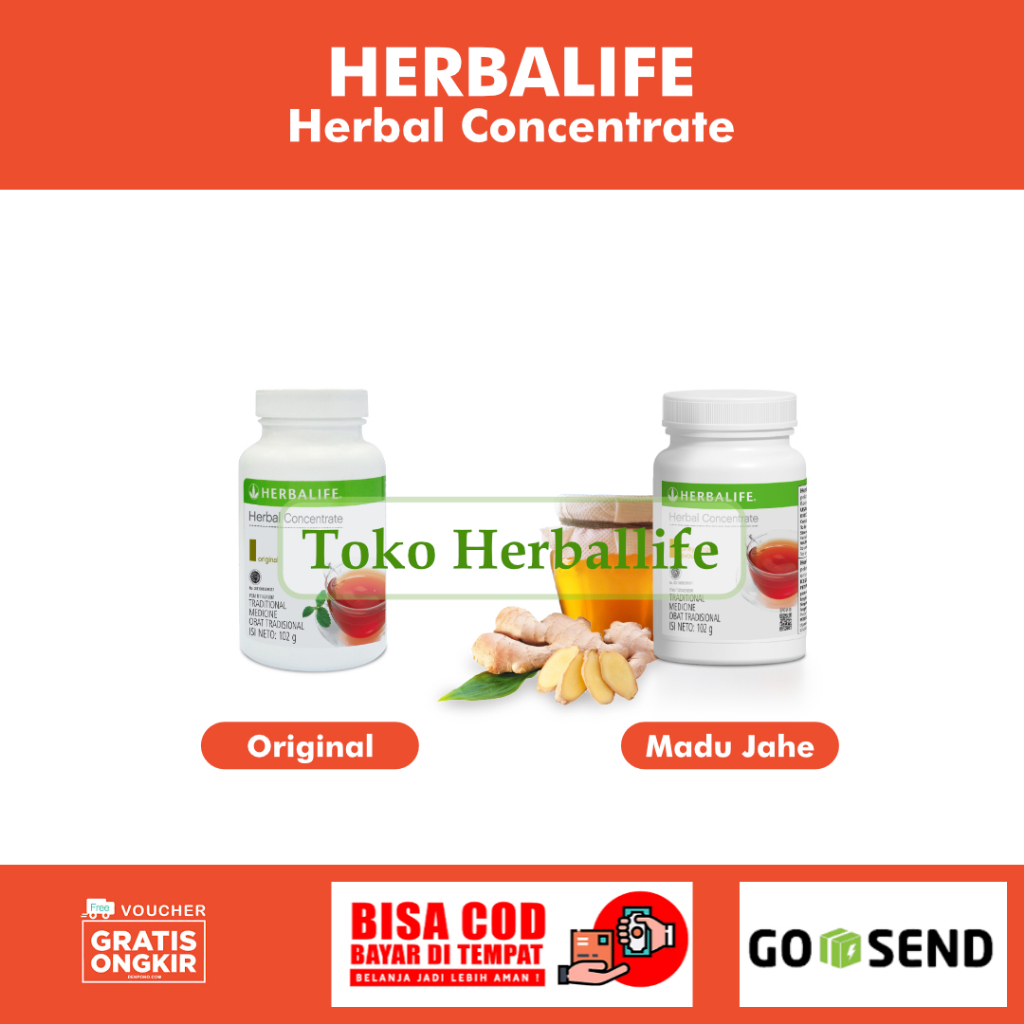 Jual teh herbalife original 100%-Teh herbalife honey ginger | Shopee ...