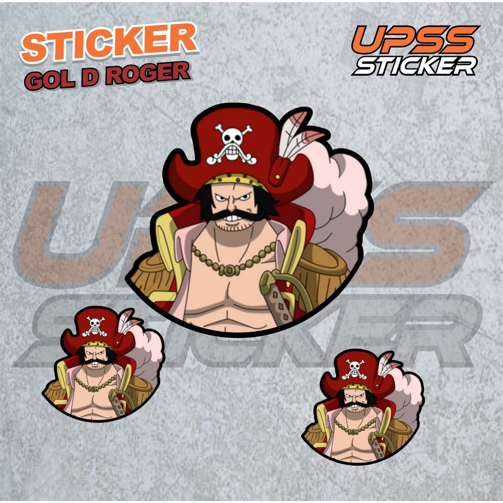 Jual Stiker Sticker Gold D Roger Case Phone Logo Brand Band Aesthetic ...