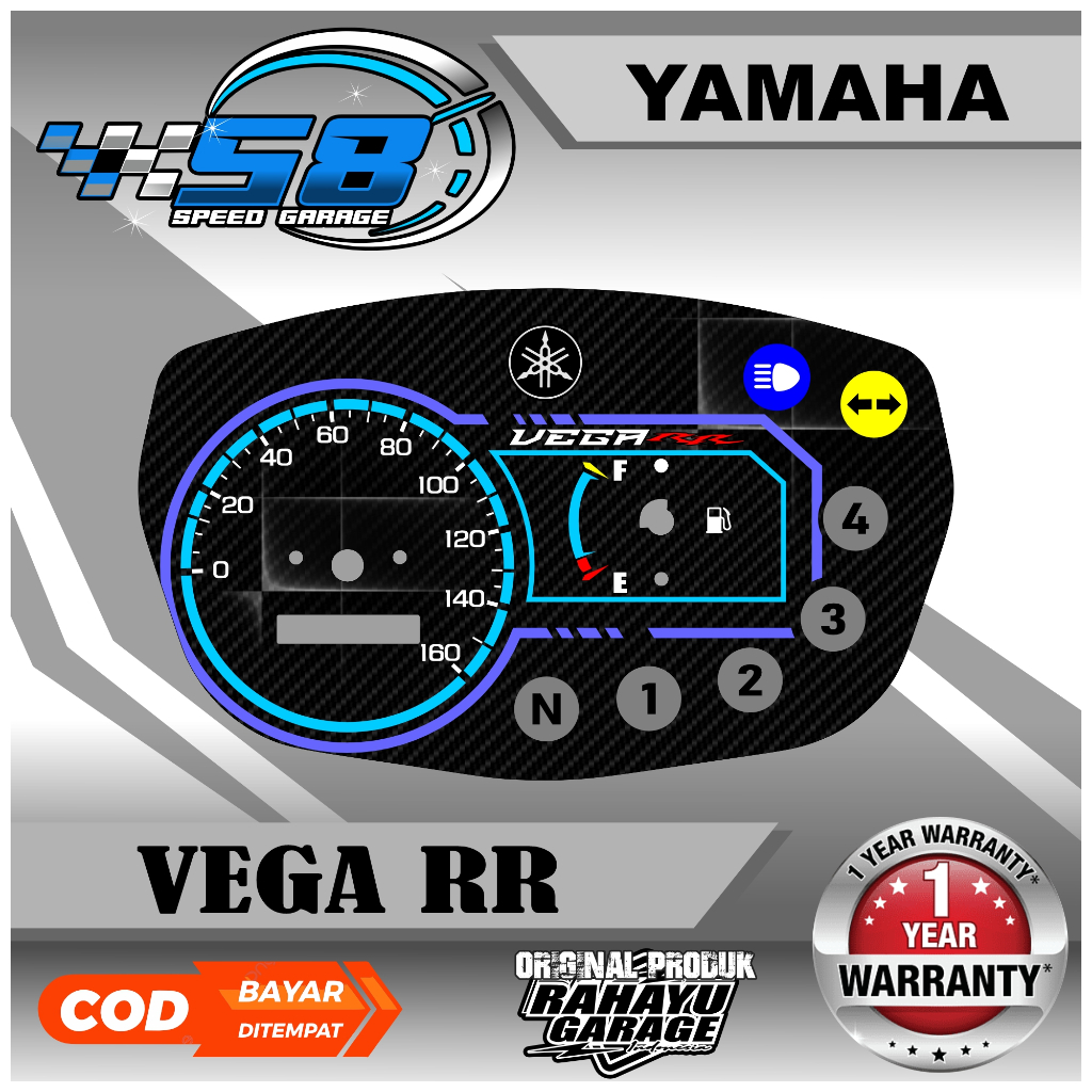 Jual PAPAN SPEEDOMETER CUSTOM YAMAHA VEGA RR | Shopee Indonesia