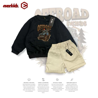 EVERKIDS Setelan Sweater Anak Crewneck 1-6 tahun / Sweater anak / OFFROAD