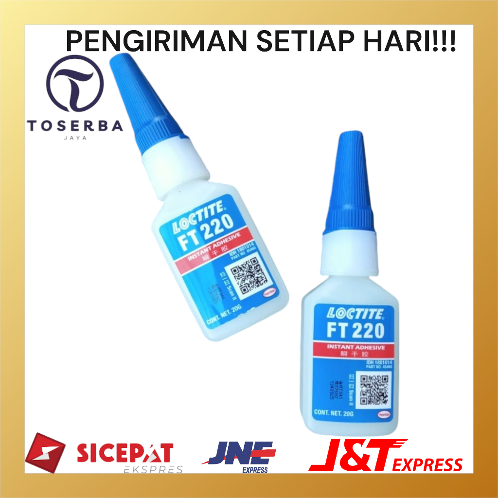 Jual Lem Loctite Ft220 Lem Super Kuat Instan 20Gr ( Original ) LOCTITE ...