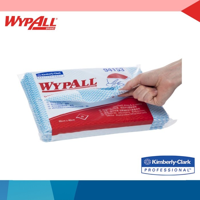 Jual WYPALL 94151 Color Code Wipers Regular Duty Single BLUE Satuan ...