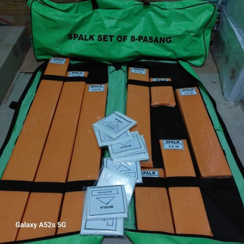 Jual spalek set of 8 set + tas/bidai set 8 set + mitela | Shopee Indonesia
