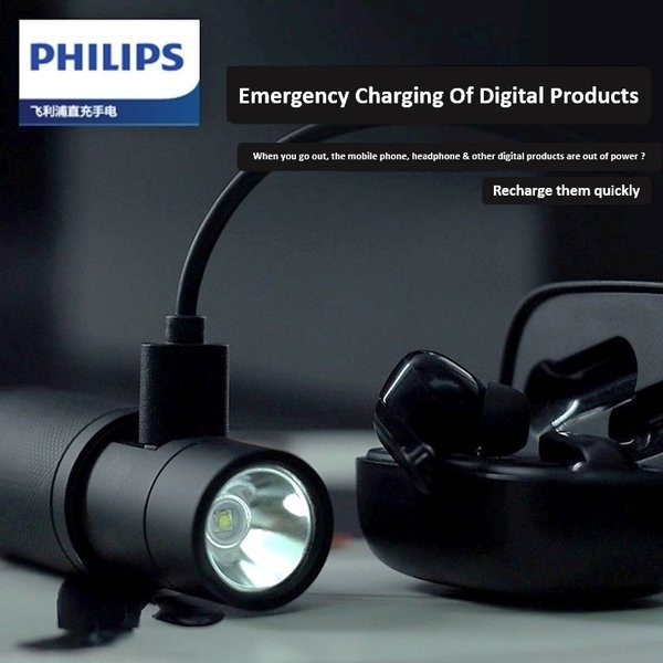Jual Philips Senter LED SFL2185 Flashlight Senter Led Super Terang Mini ...