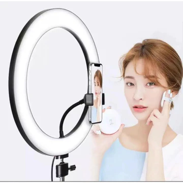 Aceh Lampu Tripod Ring Light LED 26Cm 10Inch Ringlight Selfie 3 Mode 26 Cm Live Streaming Vlog