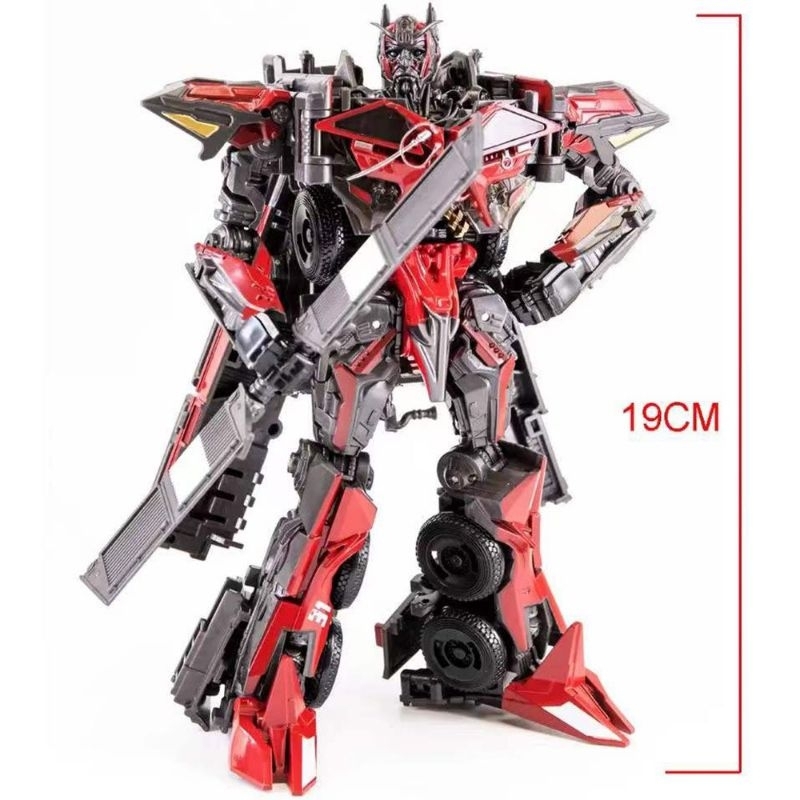 7.9in Deformation Megatron Action Figure - KO Version Robot Toy, Transforms Into Fighter, 20cm Tall - View #9