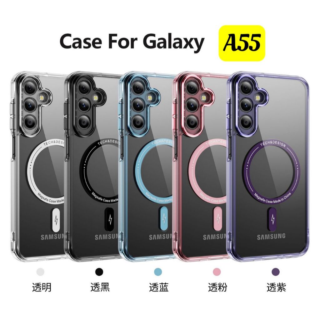Jual Magsafe Plating Samsung Galaxy A55 5G 2024 Hardcase Crystal ...
