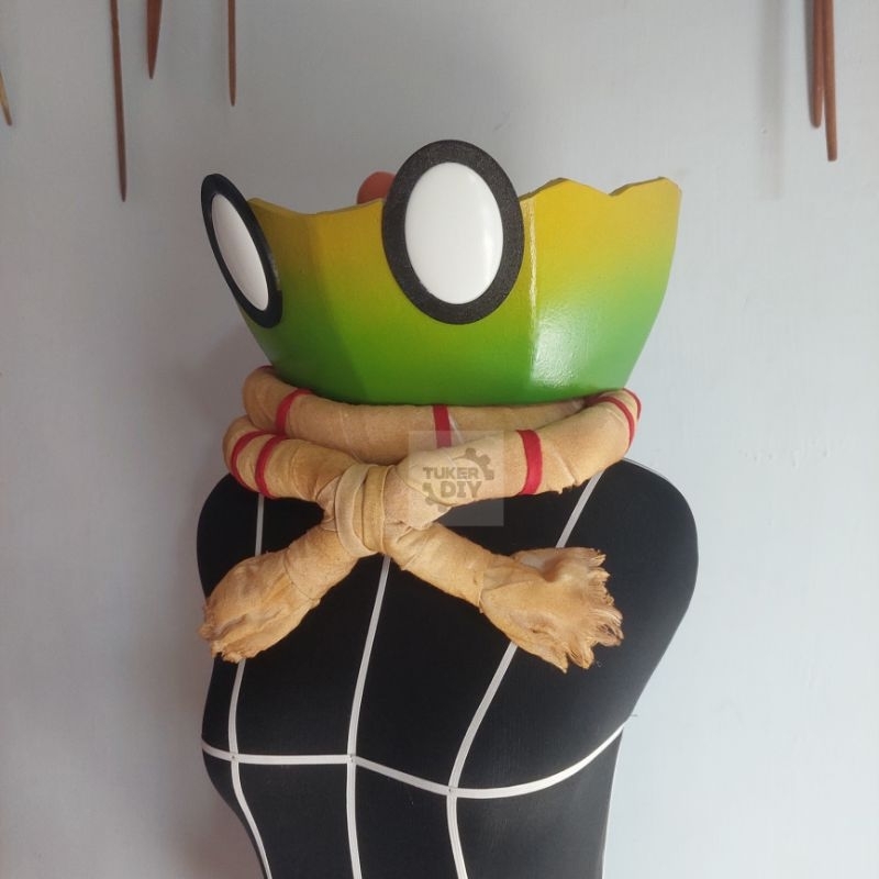 Jual Topeng & Tali Cosplay Suika Mask Helmet Anime Dr. Stone | Shopee ...