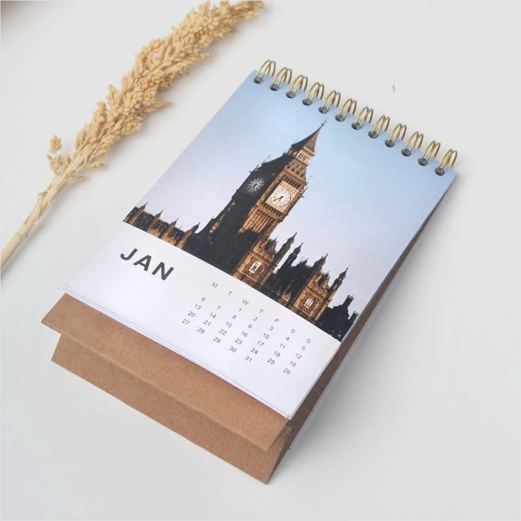 Jual Kalender Meja 2025 #Aesthetic (Ukuran A6 14,8 X10,5 Cm )- Kalender ...