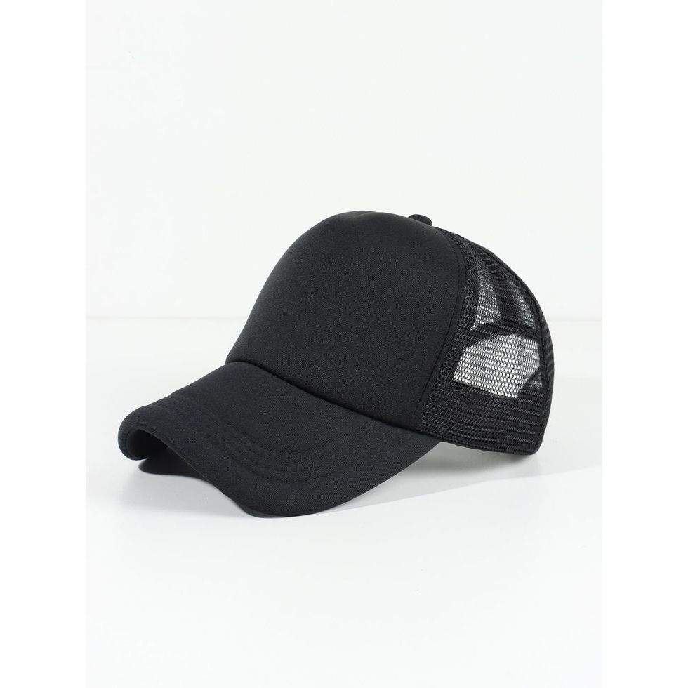 Jual TOPI TRUCKER POLOS HITAM | Shopee Indonesia