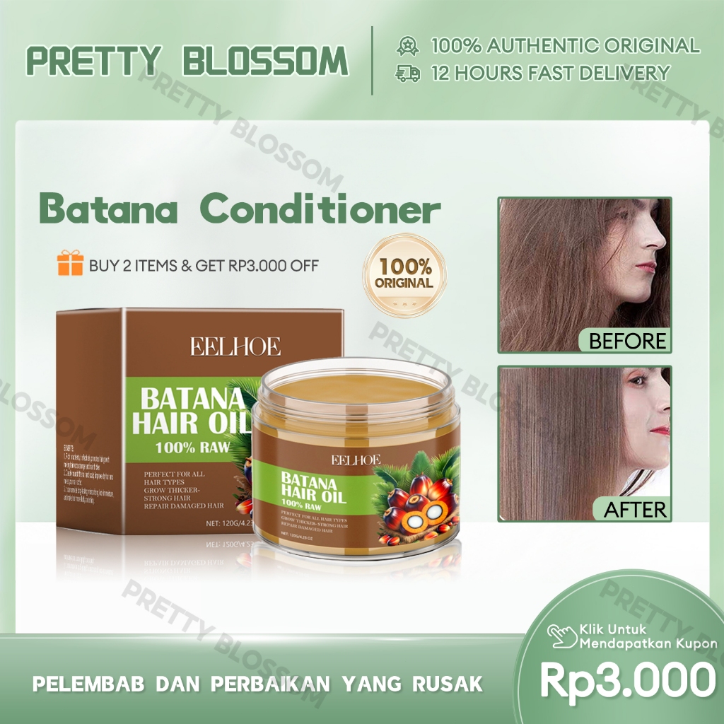 Jual EELHOE Batana Hair Oil 100% Raw Natural 120g Batana Hair Cream ...
