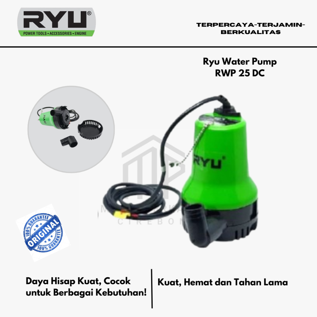 Jual RYU RWP 25 DC Water Pump Pompa Celup | Shopee Indonesia