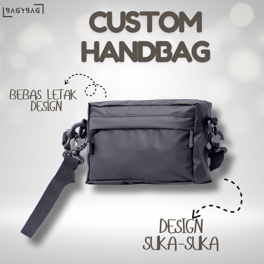Jual Handbag Custom 3 in 1 Design Suka-suka Material Bimo Waterproof ...