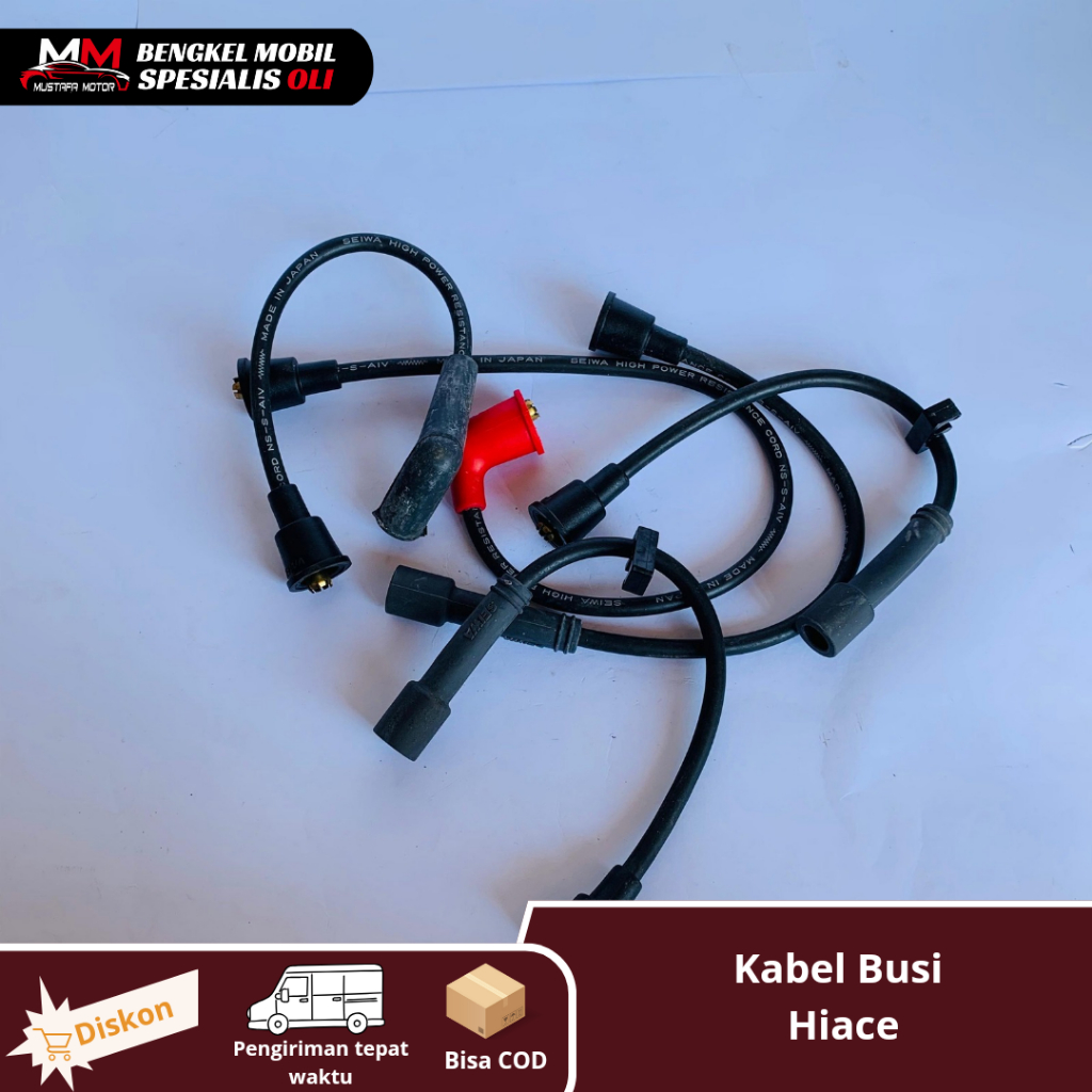 Jual CABLE CORD PLUG - KABEL CABLE BUSI TOYOTA HIACE BENSIN ORIGINAL ...