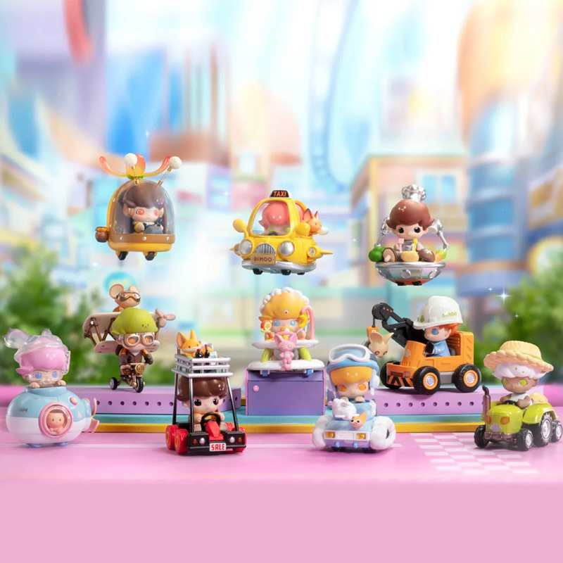 Jual Selected Popmart DIMOO Where We Go Pop Mart Baby Walker Peace ...