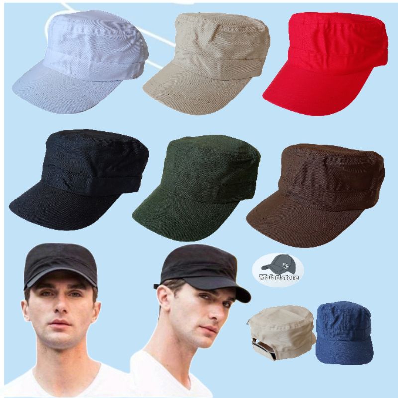 Jual Topi komando polos/topi militer/topi komando dewasa pria wanita ...