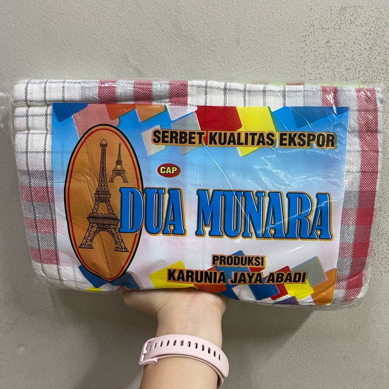 Jual Serbet Cap Dua Menara 55x55 1 lusin (12pcs) | Shopee Indonesia