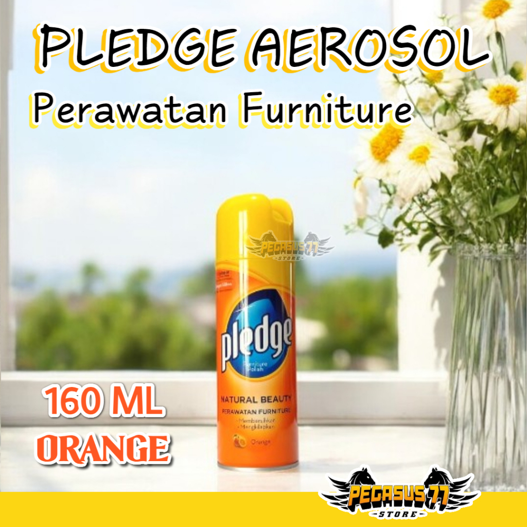 Jual PLEDGE AEROSOL LEMON ORANGE 330 GRAM PEMBERSIH KENDARAAN DAN ...