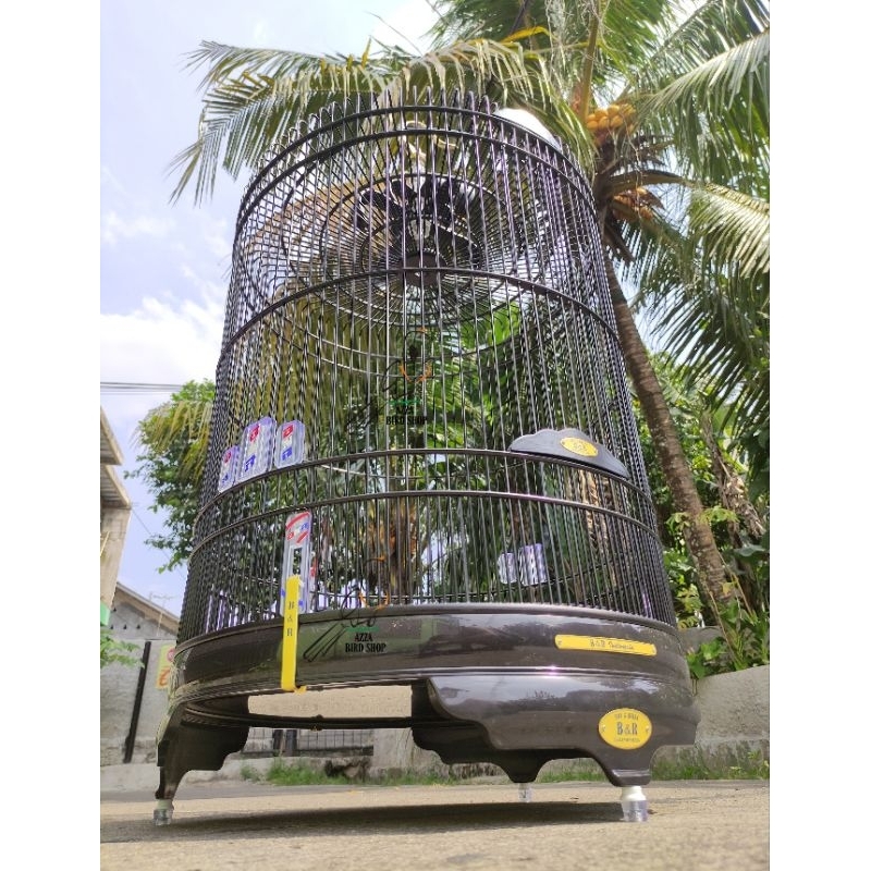 Jual Sangkar Kandang Murai Batu BnR PVC New Black Reborn No 2 | Shopee ...