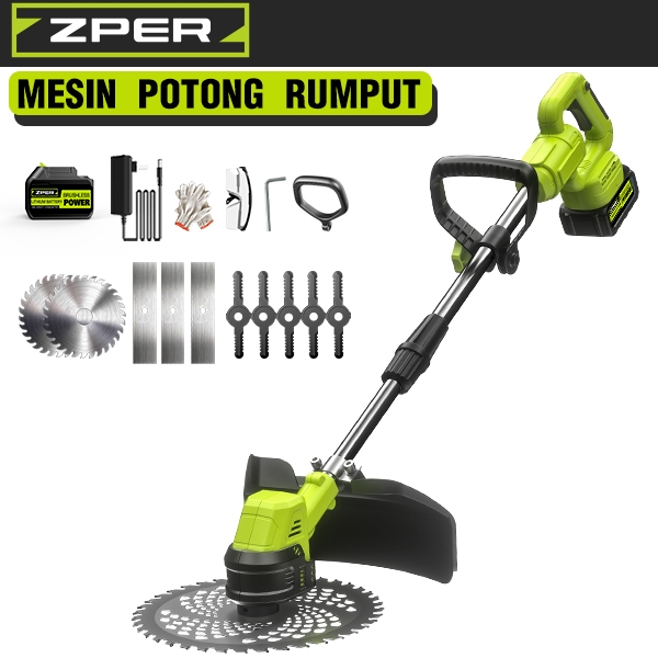 Jual ZPER Mesin Potong Rumput Pemotong Rumput Listrik Pemangkas Rumput ...
