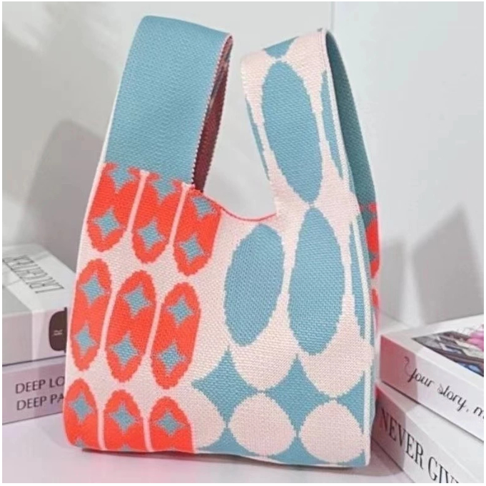 Jual Tas Hampers Rajut / Tas Tangan / Knit Knot Bag | Shopee Indonesia