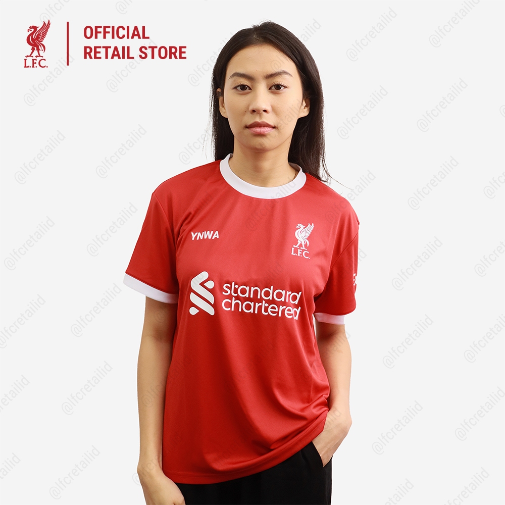 Jual Women Home Liverpool FC 23 24 Supporter Jersey Home Women Red Official LFC Jersey Original Wanita Merah Shopee Indonesia