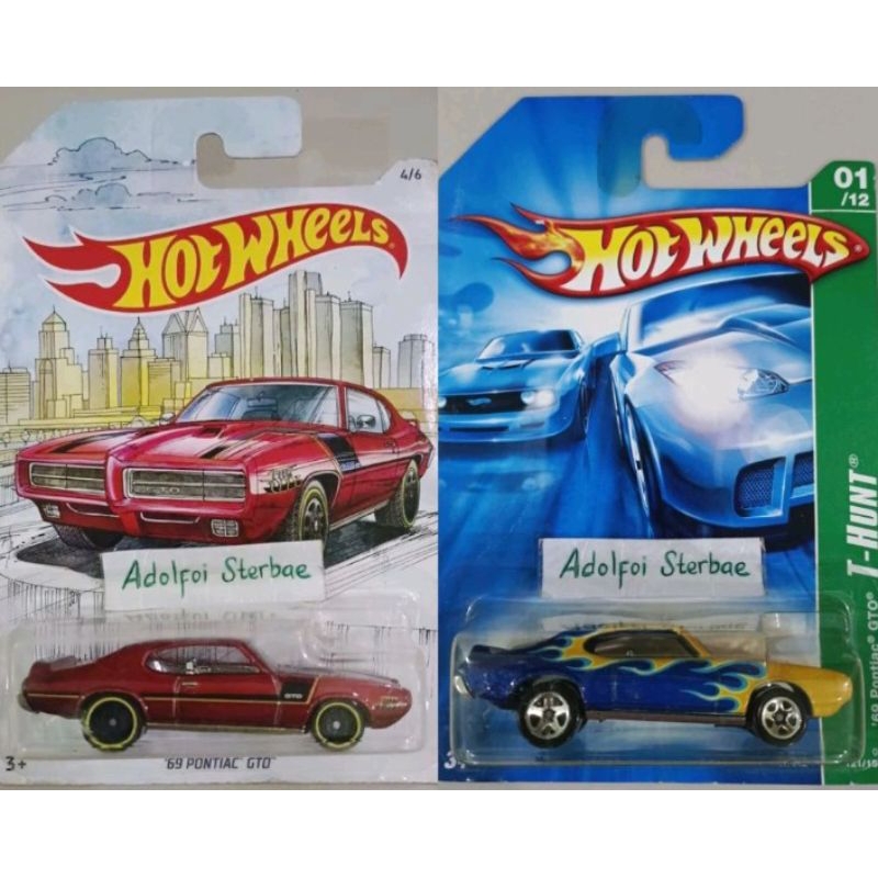 Jual hotwheels hot wheels '69 pontiac gto t hunt thunt treasure