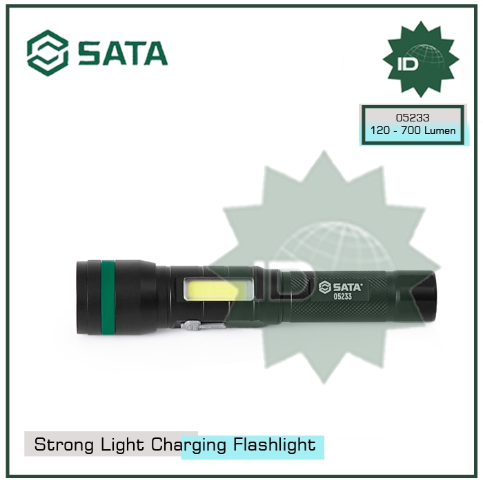 Jual LAMPU SENTER LED 05233 - STRONG LIGHT CHARGING FLASHLIGHT SATA ...