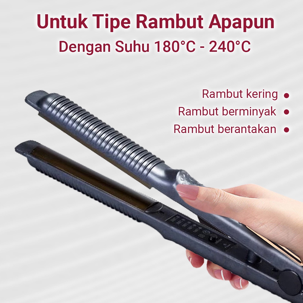 Jual Catok Pelurus Rambut Type HC-04 Multifungsi Lurus dan Curly ...