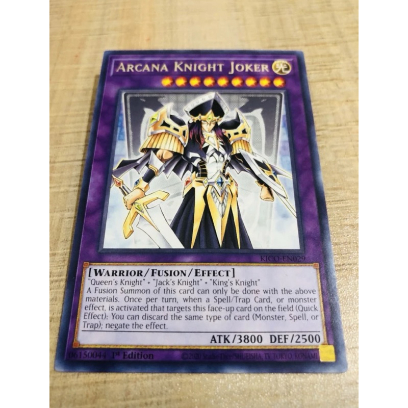 Batman: The Dark Knight Returns Yu-Gi-Oh! Arcana Knight Joker Fusion Set   King's, Queen's & Jack's Knight (KICO, 1st Ed) King's Queen's Jack's Knight  Fusion Set Kico Rare
