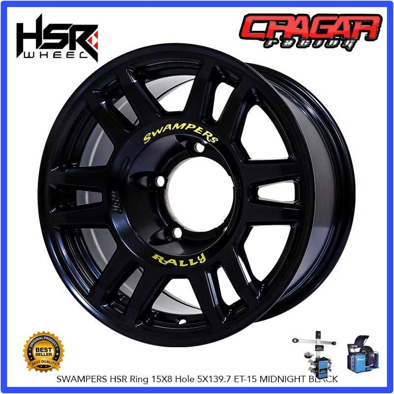 Jual Velg Mobil Rally Look R15 Hole 5x139,7 Buat Jimny Katana Escudo ...