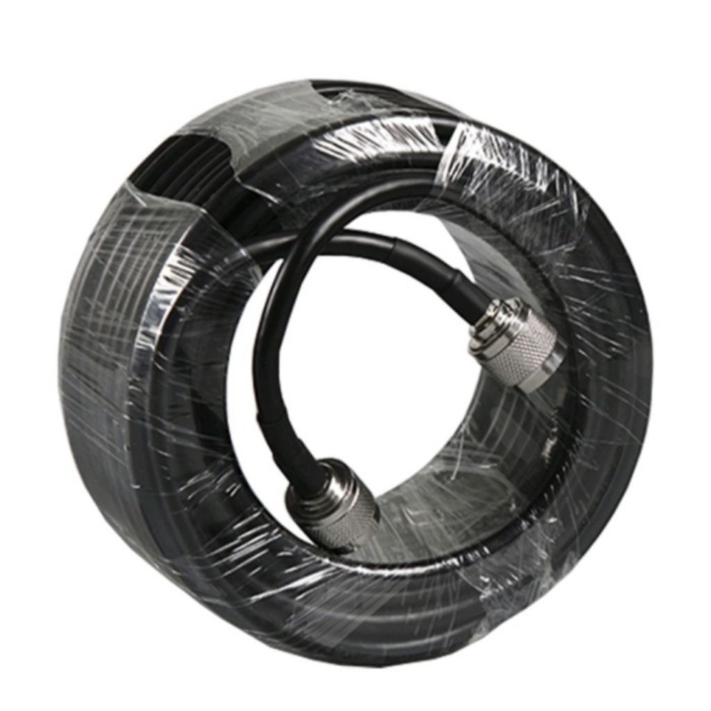 Jual kabel jadi 40 meter cable coaxial RG6 konektor N male | Shopee ...