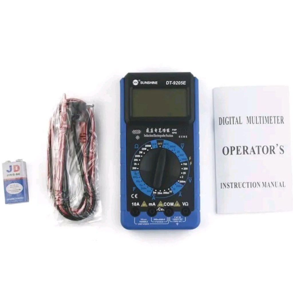 Jual MULTITESTER DIGITAL SUNSHINE DT9205E | Shopee Indonesia